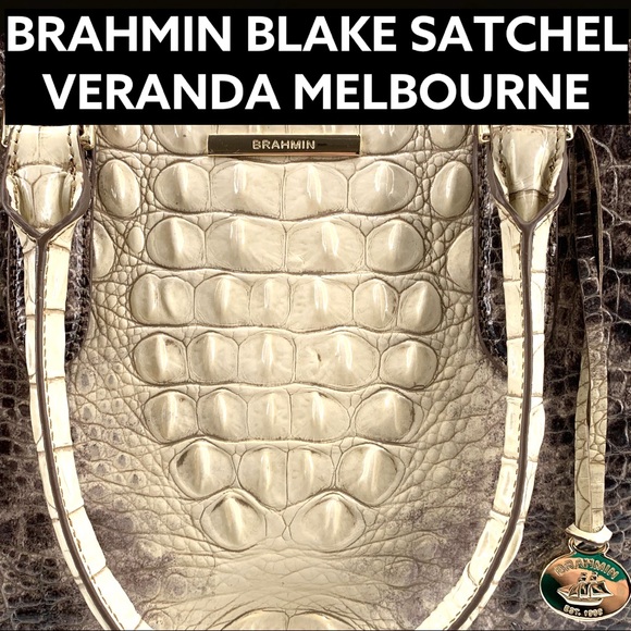 NWT BRAHMIN BLAKE SATCHEL VERANDA MELBOURNE - Picture 8 of 12